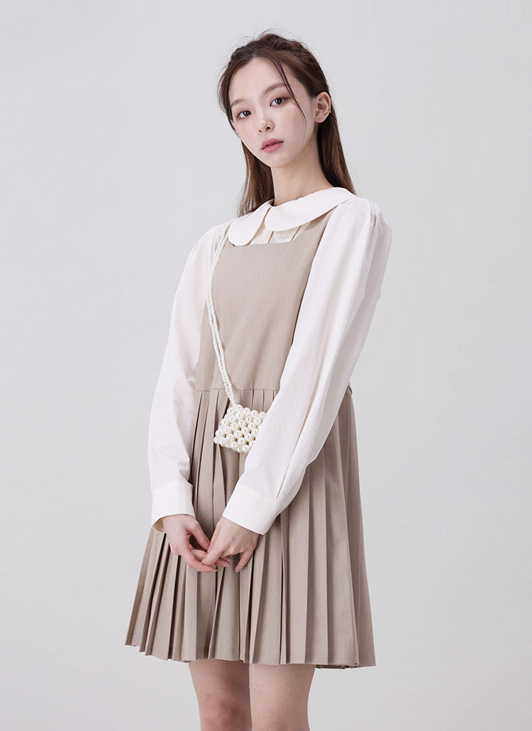 プリーツノースリーブワンピース P ワンピース ミニワンピース レディースファッション通販 Dholic ディーホリック