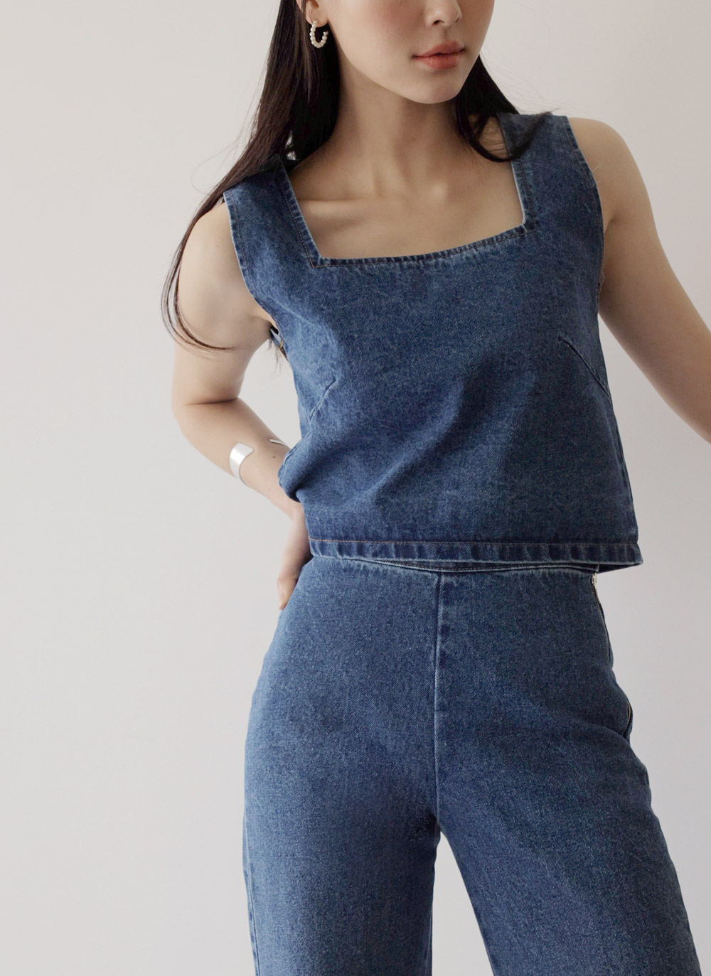 DIESEL レディース　ノースリーブ　デニム素材 デニムノースリーブ・全2色 | レディースファッション通販 - DHOLIC
