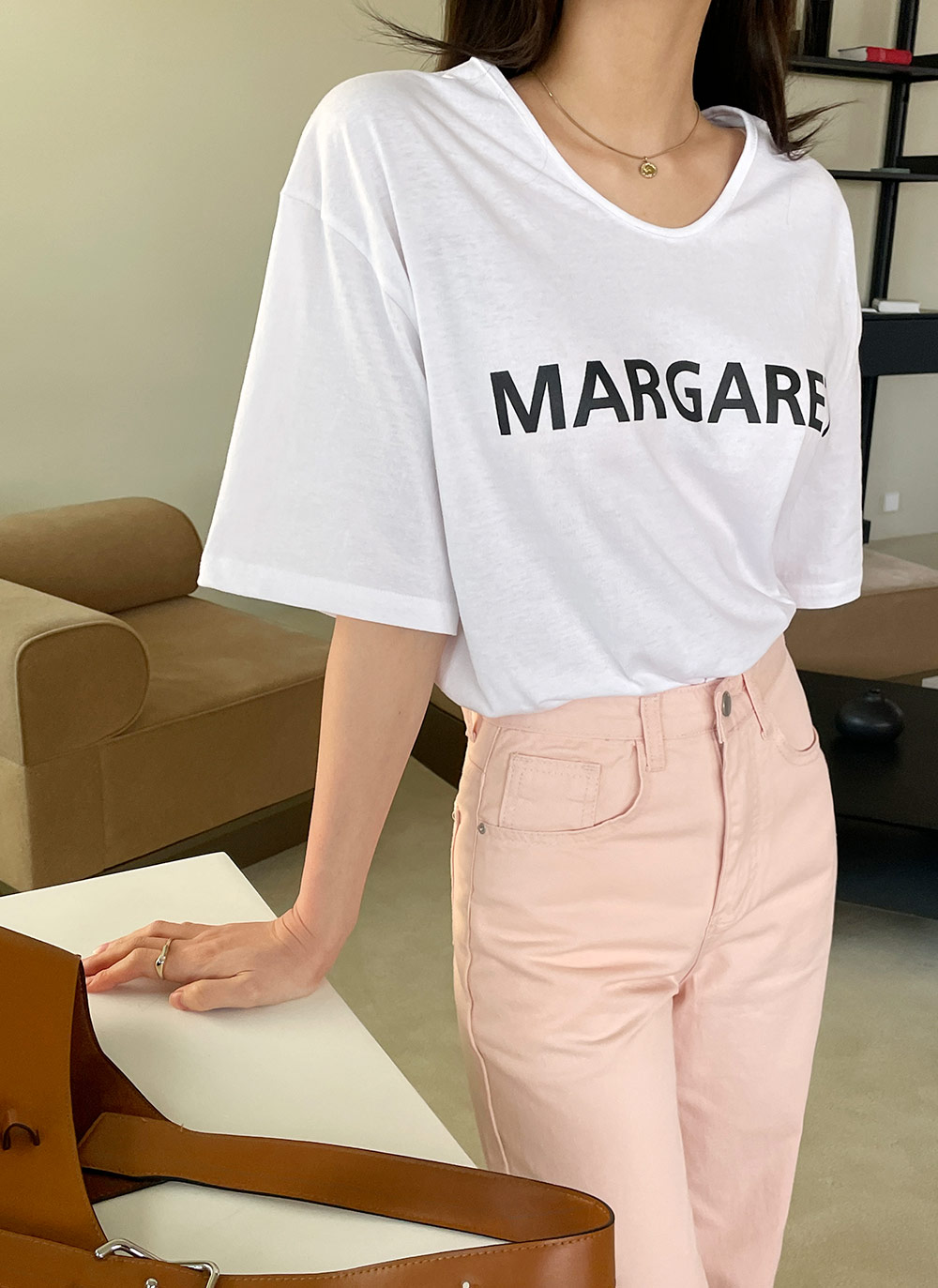 MARGARETスリット半袖Tシャツ・全4色 | DHOLIC PLUS | 詳細画像3