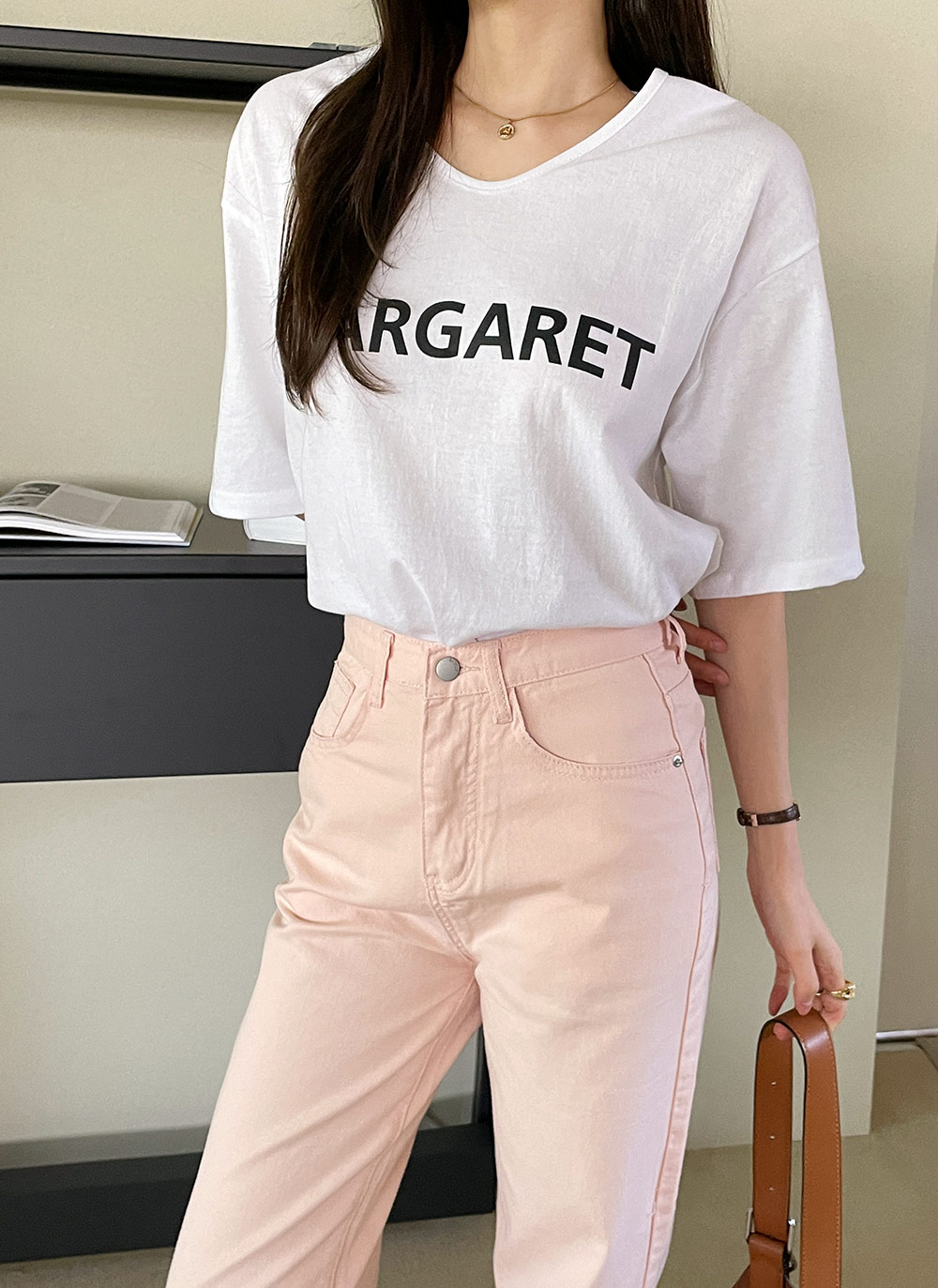 MARGARETスリット半袖Tシャツ・全4色 | DHOLIC PLUS | 詳細画像14