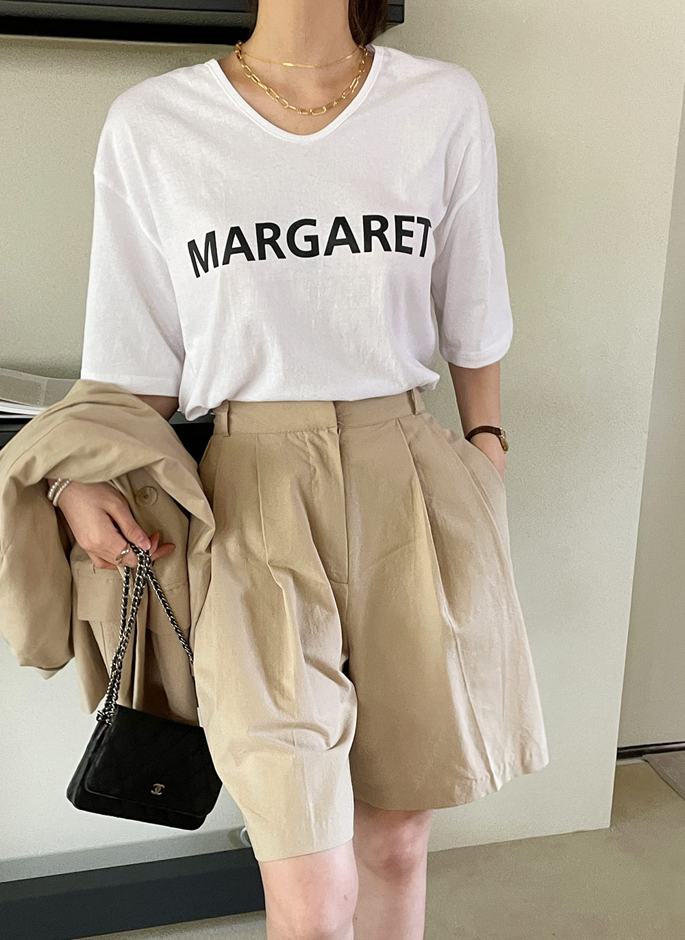 MARGARETスリット半袖Tシャツ・全4色 | DHOLIC PLUS | 詳細画像23