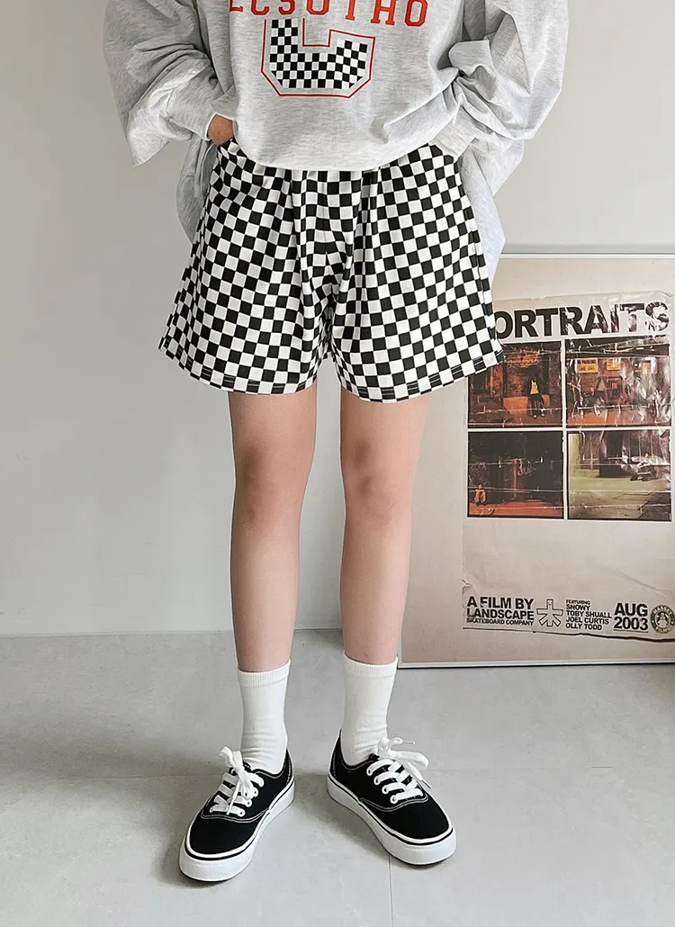 ブロックチェックショートパンツ | レディースファッション通販 - DHOLIC