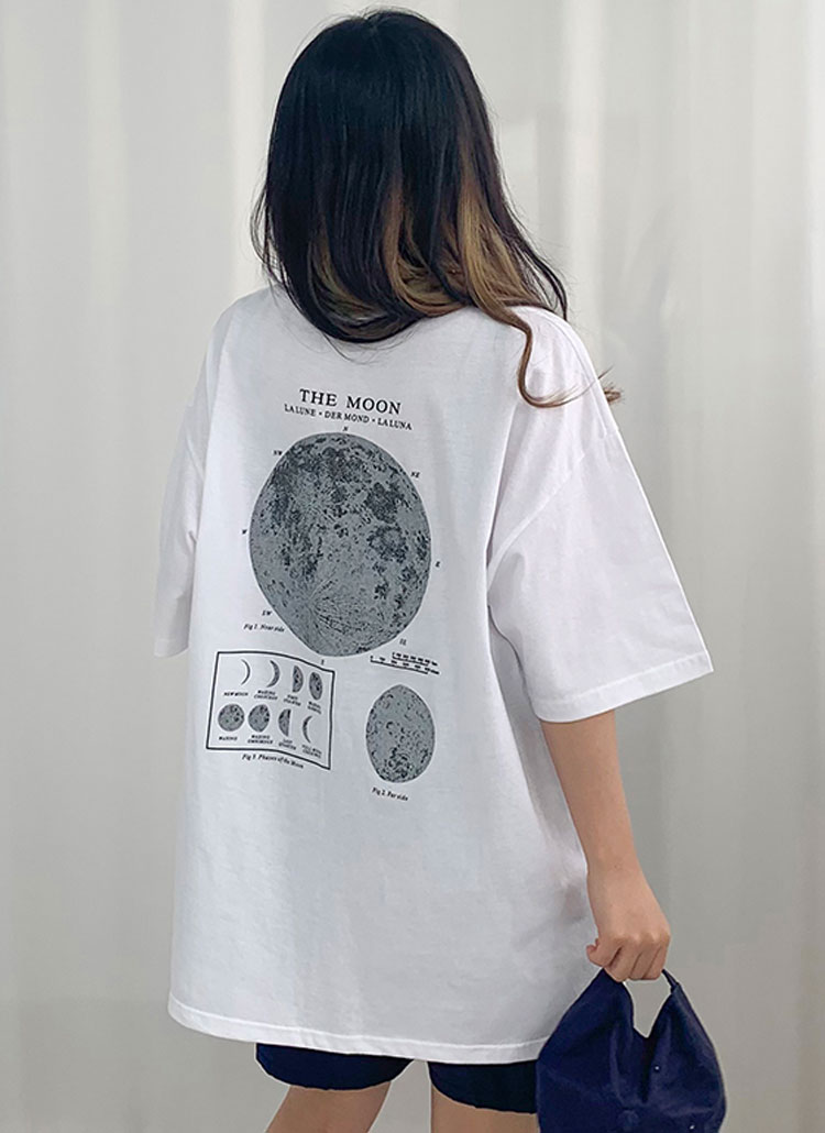 THE MOON半袖Tシャツ | bullang girls | 詳細画像1