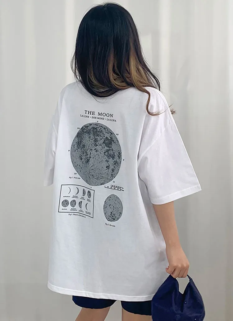 THE MOON半袖Tシャツ | bullang girls | 詳細画像1