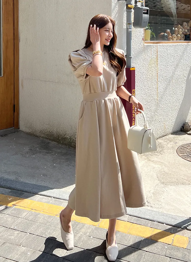 TO BE CHIC ダイヤモンド柄 七分袖ワンピース サイズ44（TO BE CHIC 