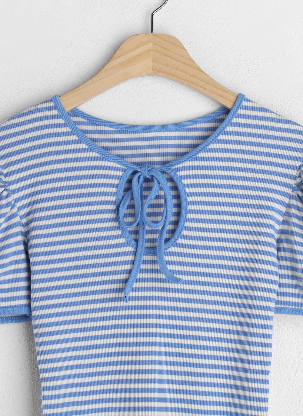 2WAYリボンスリットボーダーTシャツ・全3色 | DHOLIC | 詳細画像24