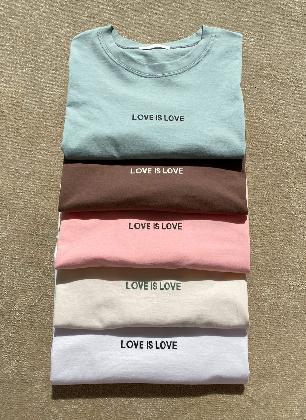 LOVE IS LOVE半袖Tシャツ・全5色 | DHOLIC | 詳細画像2