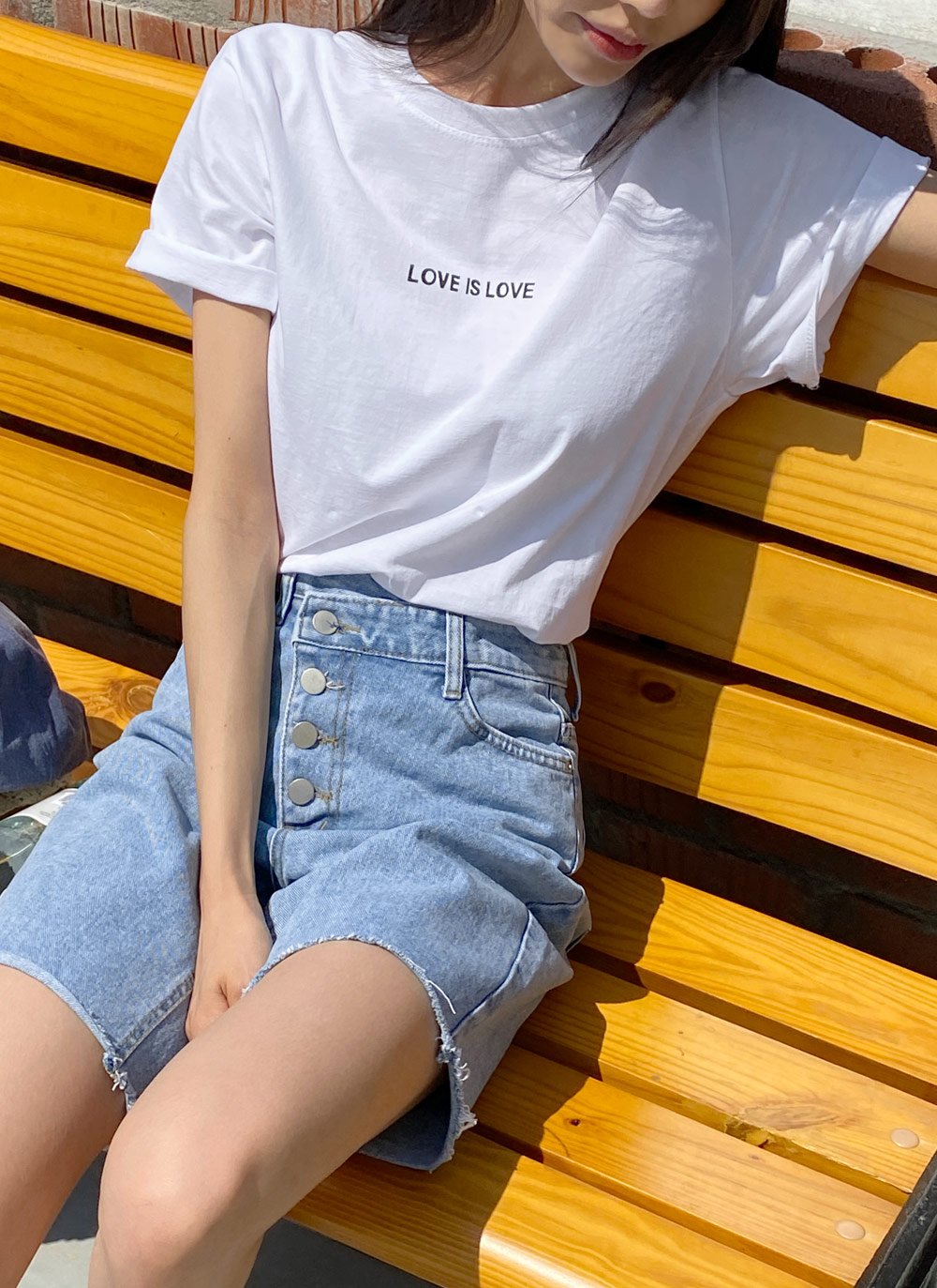 LOVE IS LOVE半袖Tシャツ・全5色 | DHOLIC | 詳細画像10