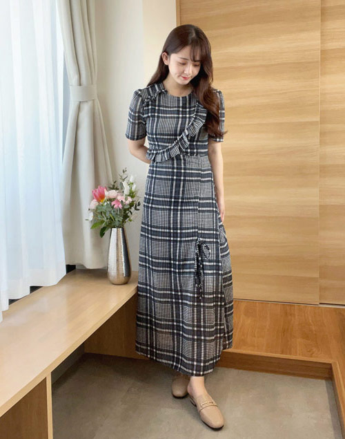 checkered dress（ワンピース/ロング）| 1129sym | 東京ガールズマーケット