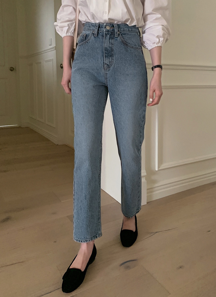 2typeストレートデニムパンツ P3649 ジーンズ ストレートジーンズ レディースファッション通販 Dholic ディーホリック