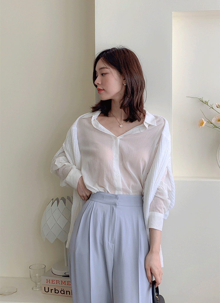 Blugirl シルク100% シースルーブラウス M Blugirl シルク100% シースルーブラウス M - メルカリ