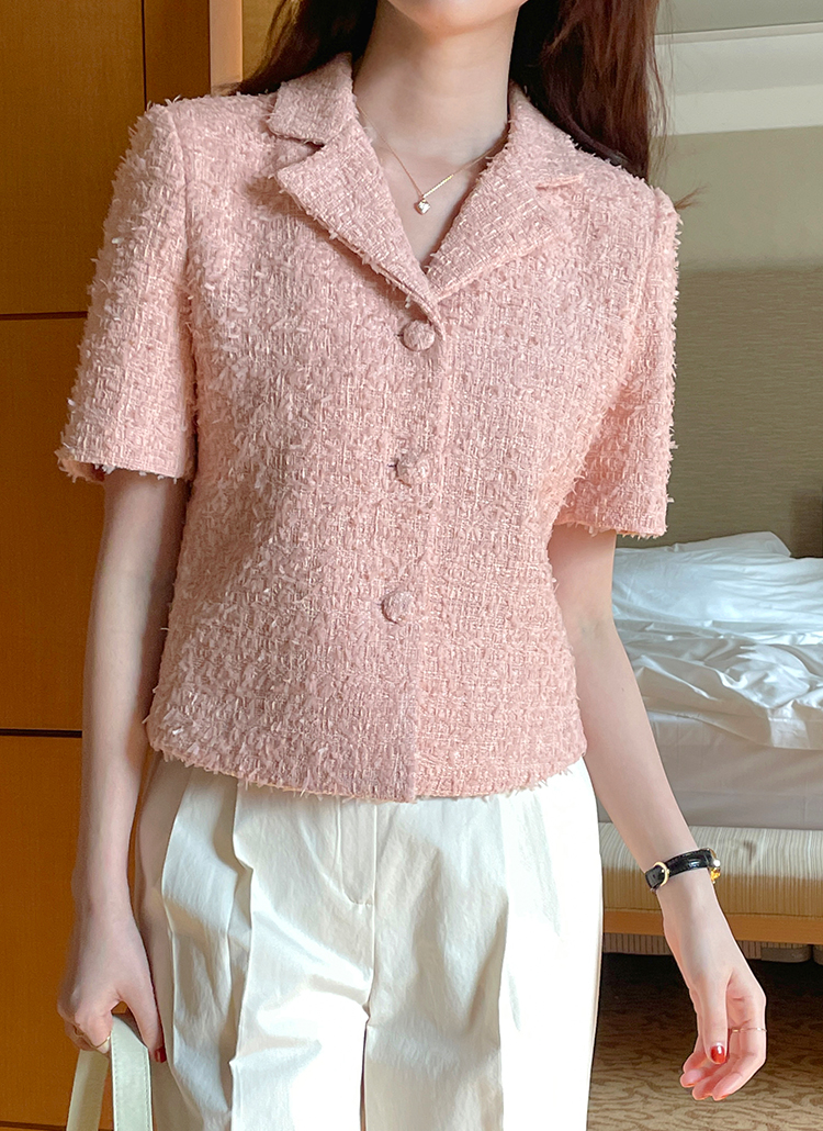 ツイード半袖ジャケット P アウター ジャケット レディースファッション通販 Dholic ディーホリック ツイード半袖ジャケット P アウター ジャケット レディースファッション通販 Dholic ディーホリック