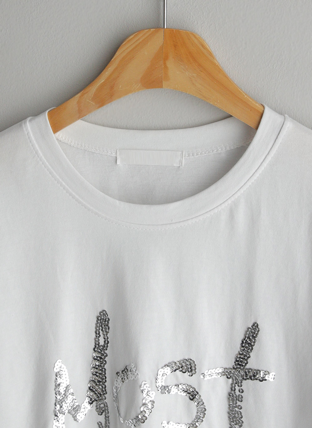 スパンコール刺繍レタリングTシャツ・全3色 | DHOLIC PLUS | 詳細画像27