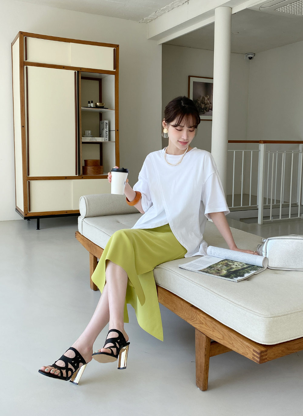 【PLEATS PLEASE】ウエストゴム スリット タイトスカート ウエストゴムスリットタイトスカート・全5色 | レディースファッション