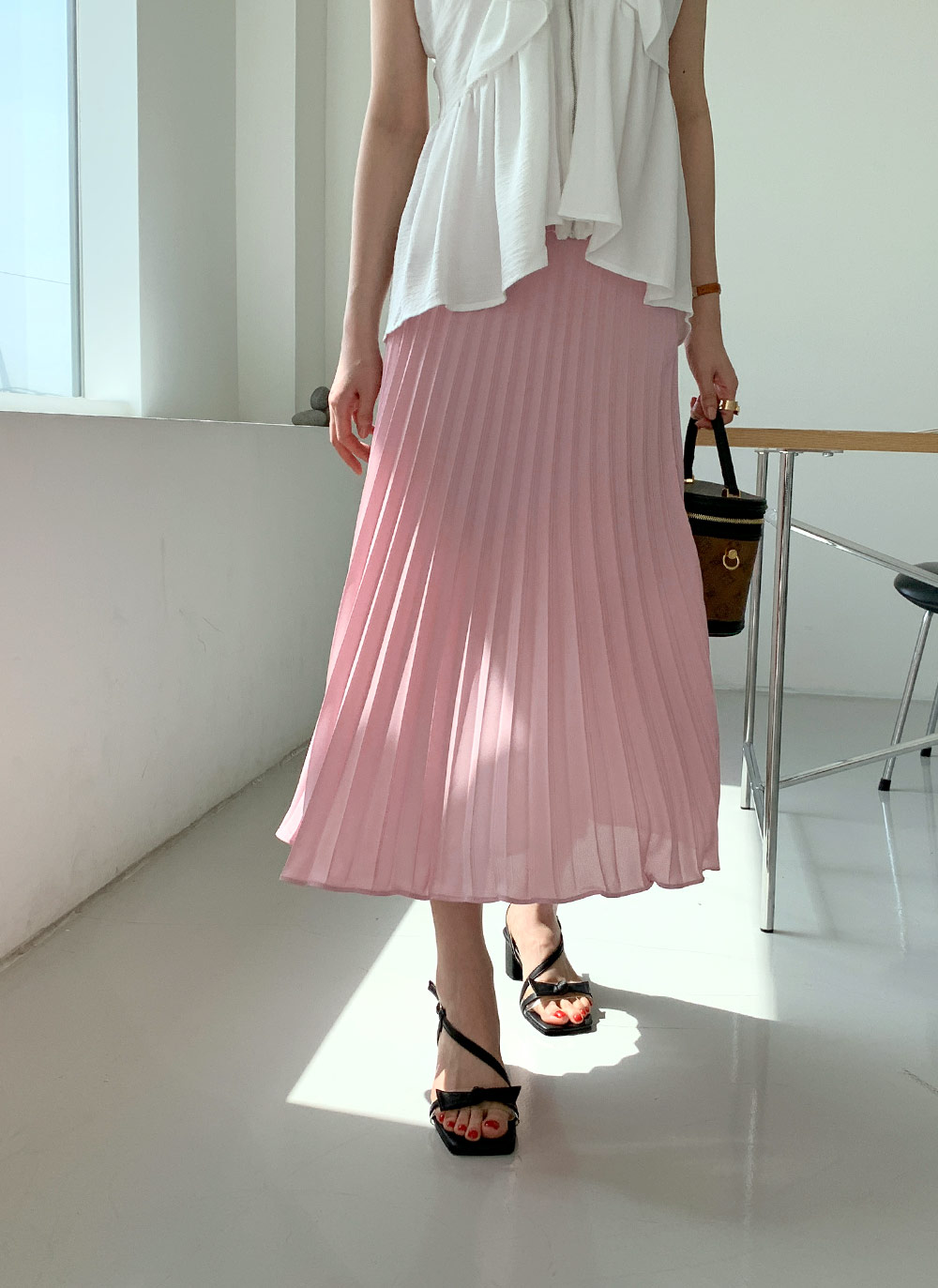 プリーツAラインスカート・全6色 | DHOLIC PLUS | 詳細画像31