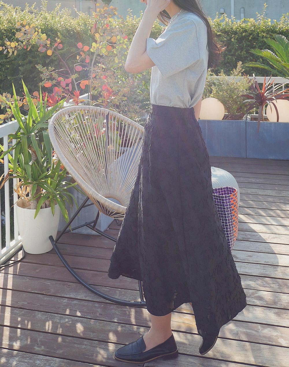 【かなえ】アベニールエトワール　ジャガードスカート かなえ】アベニールエトワール ジャガードスカート IMG_7505-1-750x750