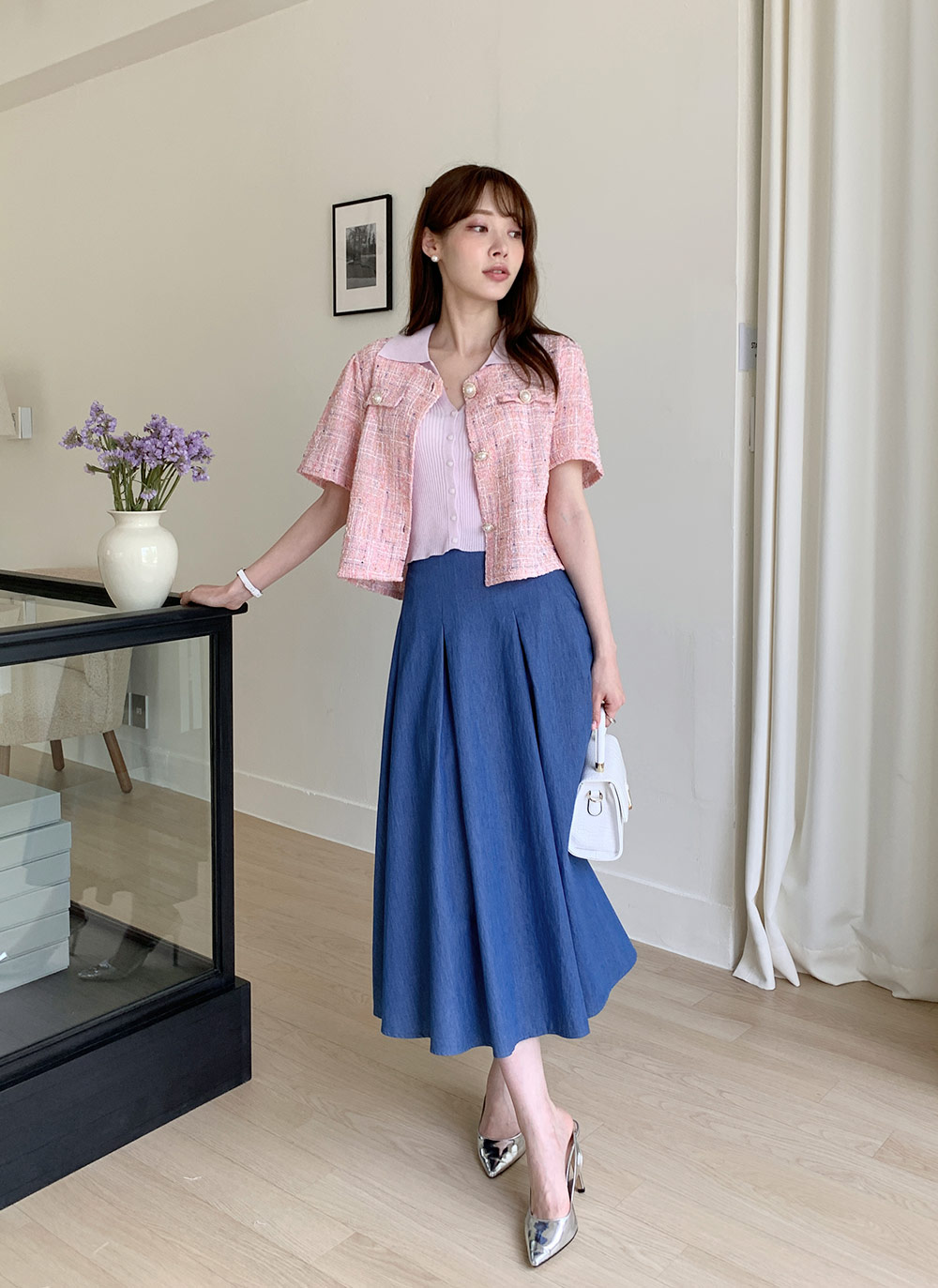 ☆割引ショッピング☆ 新品未使用 cccmalie シーマリー ツイード半袖