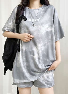 タイダイパターンTシャツ上下SET（セット/パンツ）| bullang_girls | 東京ガールズマーケット