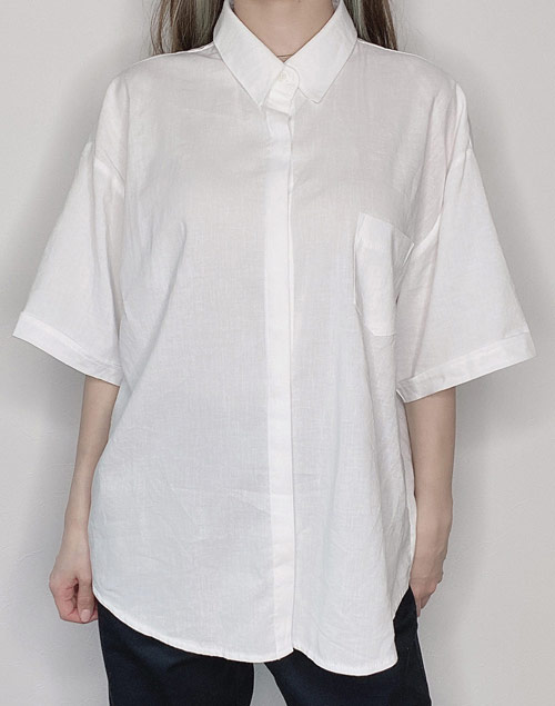 Short sleeve cotton shirt（ブラウス/シャツ）| _mina37stagram_ | 東京ガールズマーケット