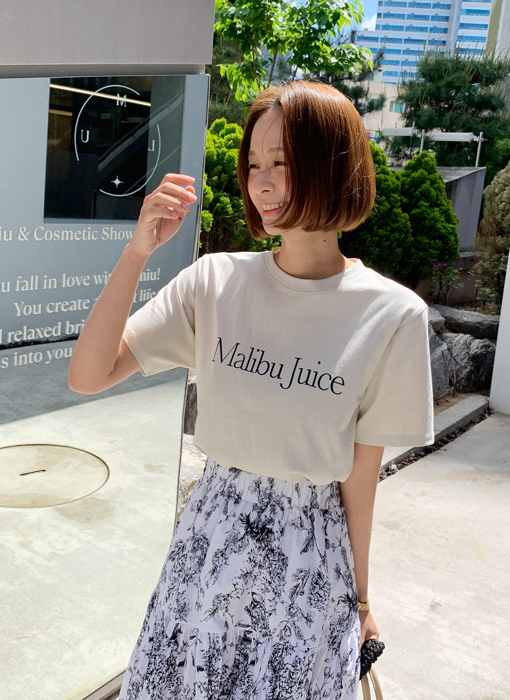 Malibu Juiceレタリング半袖Tシャツ・全4色 | DHOLIC | 詳細画像11