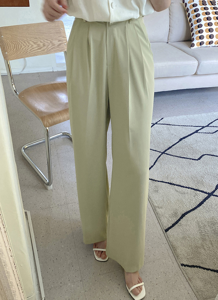 ハイウエストスラックスパンツ P3726 パンツ スラックス レディースファッション通販 Dholic ディーホリック