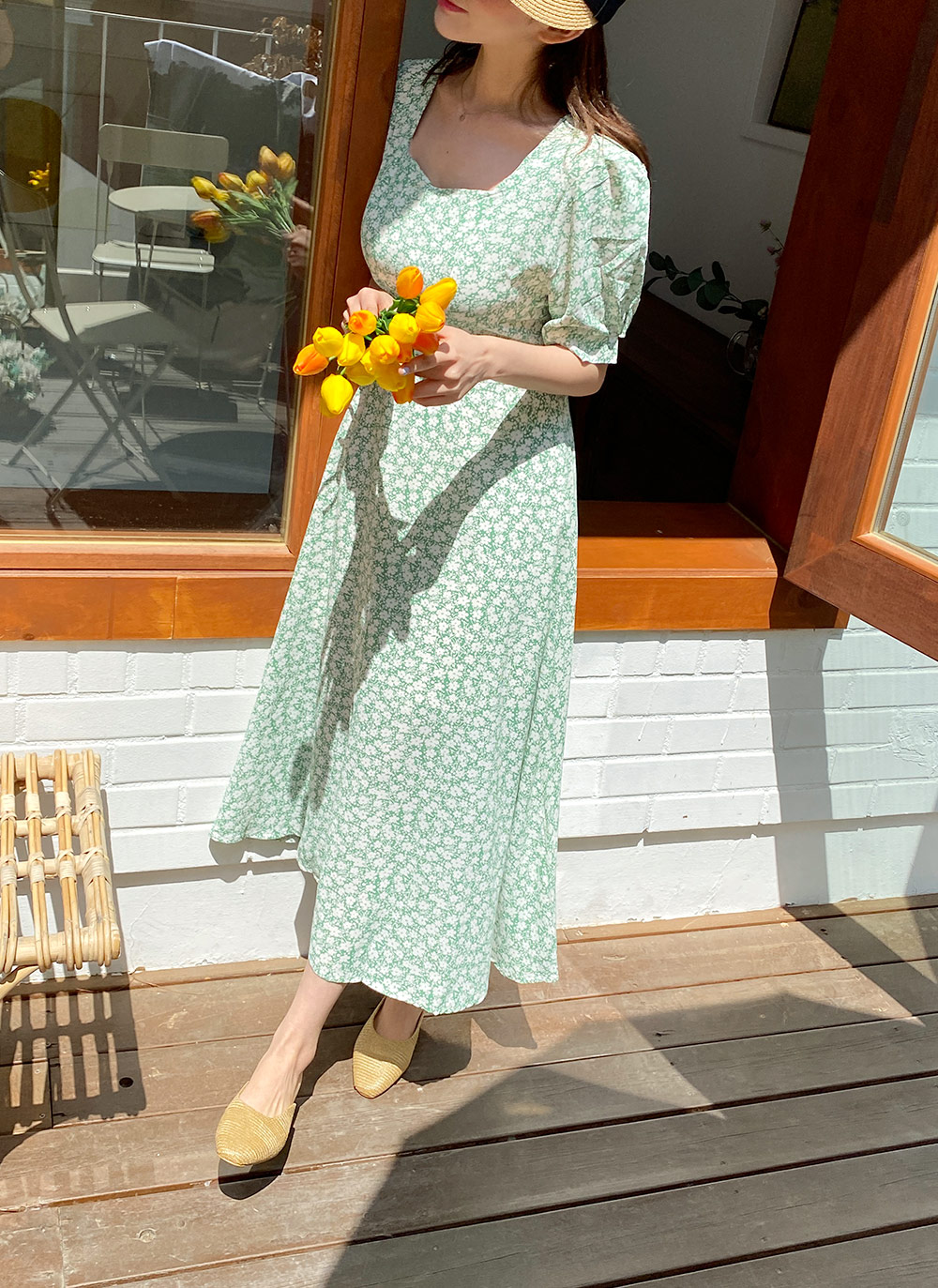 花柄リボンワンピース・全2色 | レディースファッション通販 花柄リボンワンピース・全2色 | レディースファッション通販