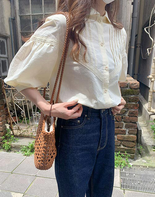 Vintage cotton blouse（ブラウス/ブラウス）| maikooe | 東京ガールズマーケット