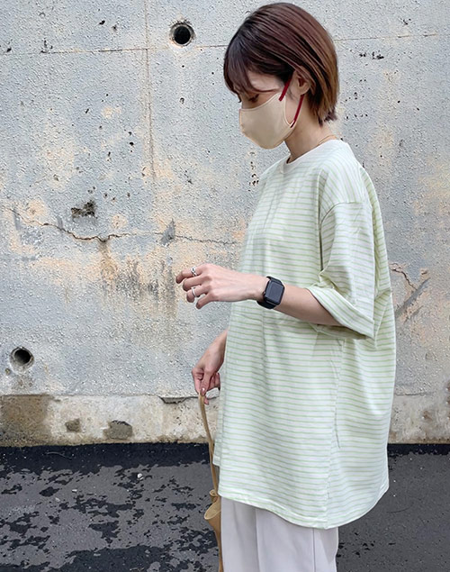 半袖ボーダーT（トップス/Tシャツ）| yun_wear | 東京ガールズマーケット