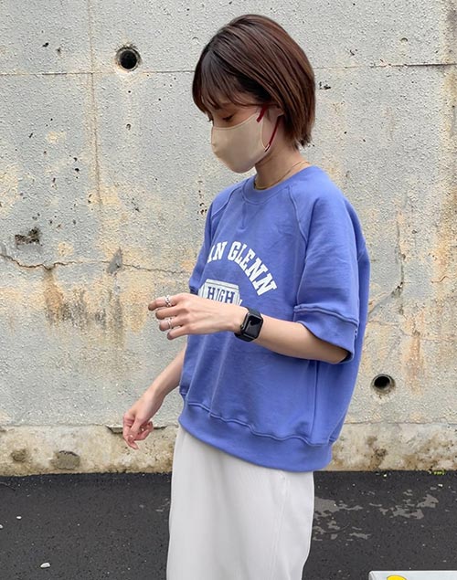 カレッジロゴトップス（トップス/Tシャツ）| yun_wear | 東京ガールズマーケット