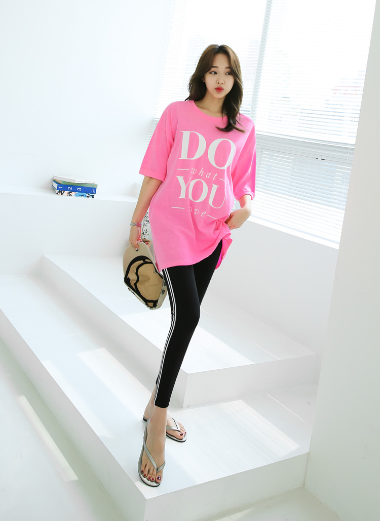 サイドツーライン配色レギンスパンツ P レディースファッション通販 Dholic 公式