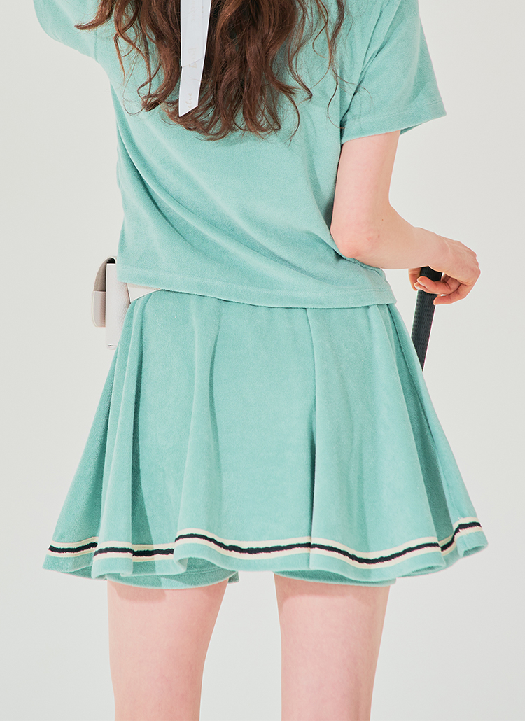 インナーパンツ付タオル地ミニスカート P ゴルフグッズ ゴルフボトムス レディースファッション通販 Dholic ディーホリック