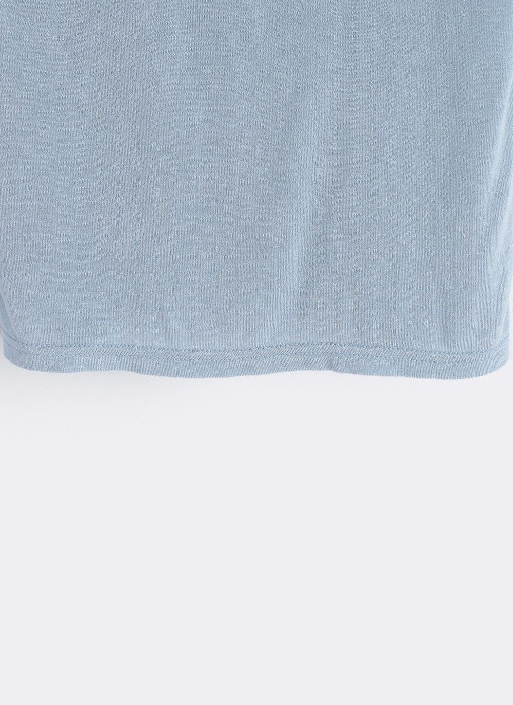 アンバランスVネックギャザーTシャツ・全4色 | DHOLIC | 詳細画像25