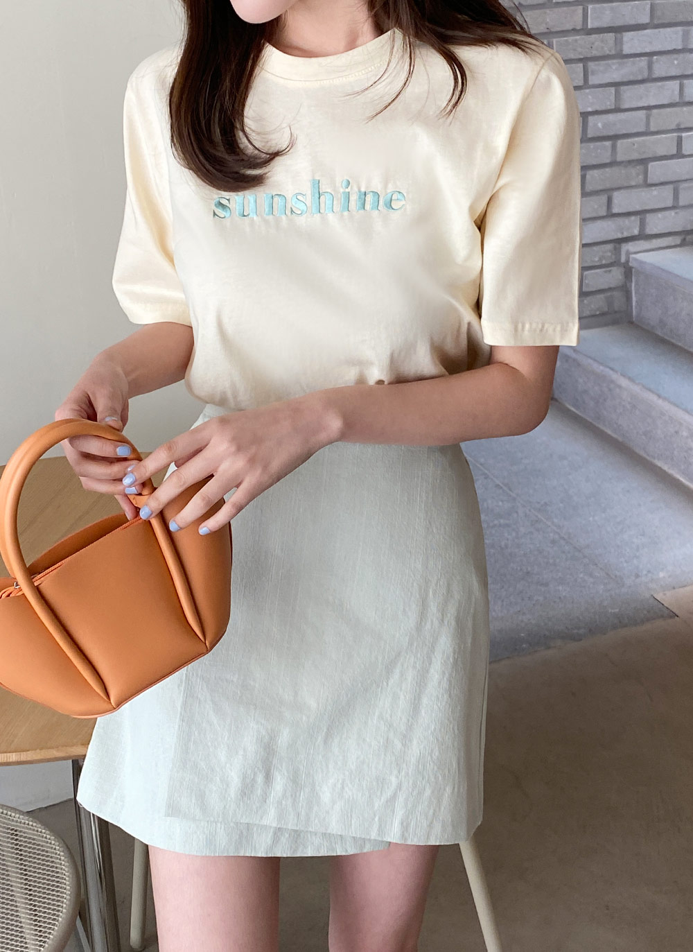 sunshine刺繍半袖Tシャツ・全4色 | DHOLIC | 詳細画像11