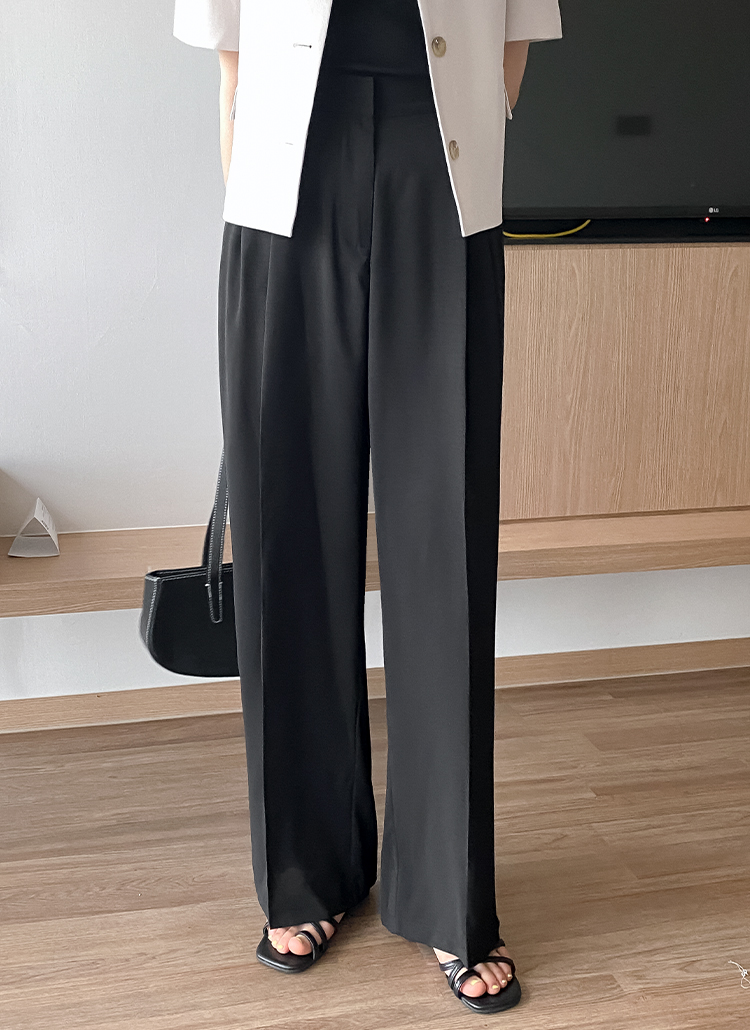 バックゴムハイウエストスラックスパンツ P パンツ スラックス レディースファッション通販 Dholic ディーホリック