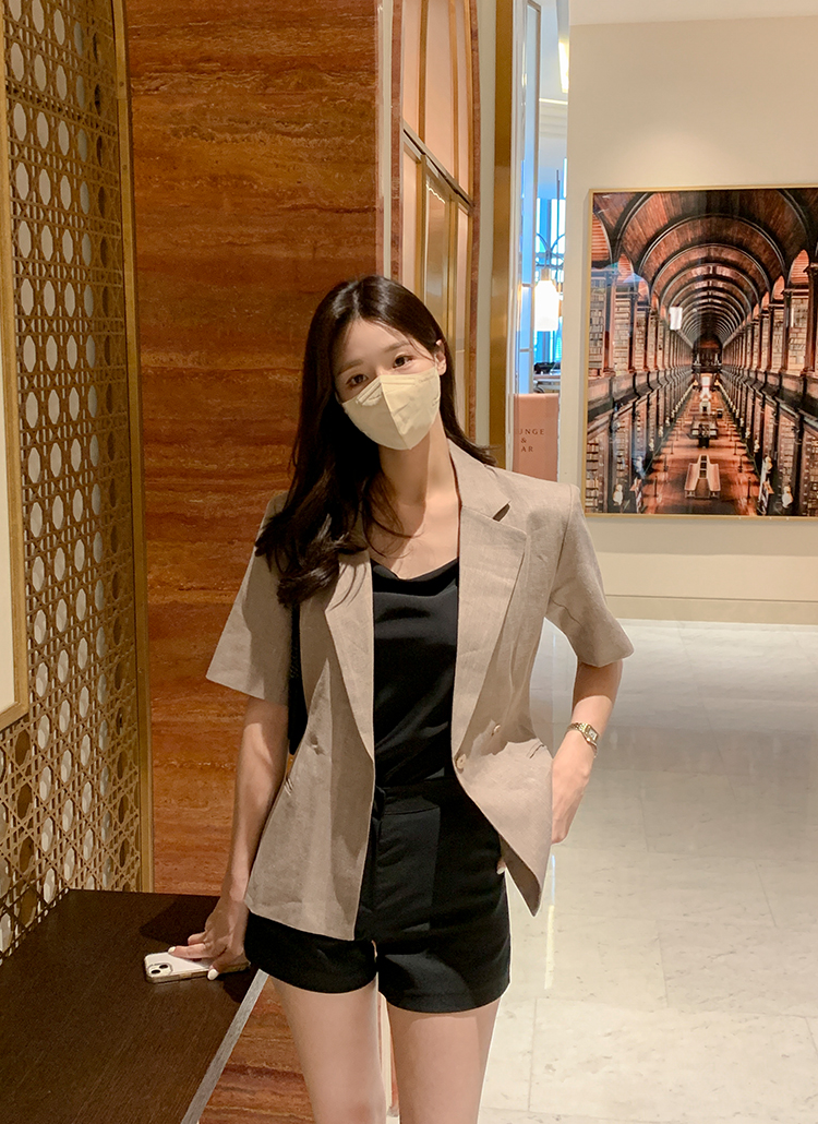 フライツーボタン半袖ジャケット P アウター ジャケット レディースファッション通販 Dholic ディーホリック フライツーボタン半袖ジャケット P アウター ジャケット レディースファッション通販 Dholic ディーホリック