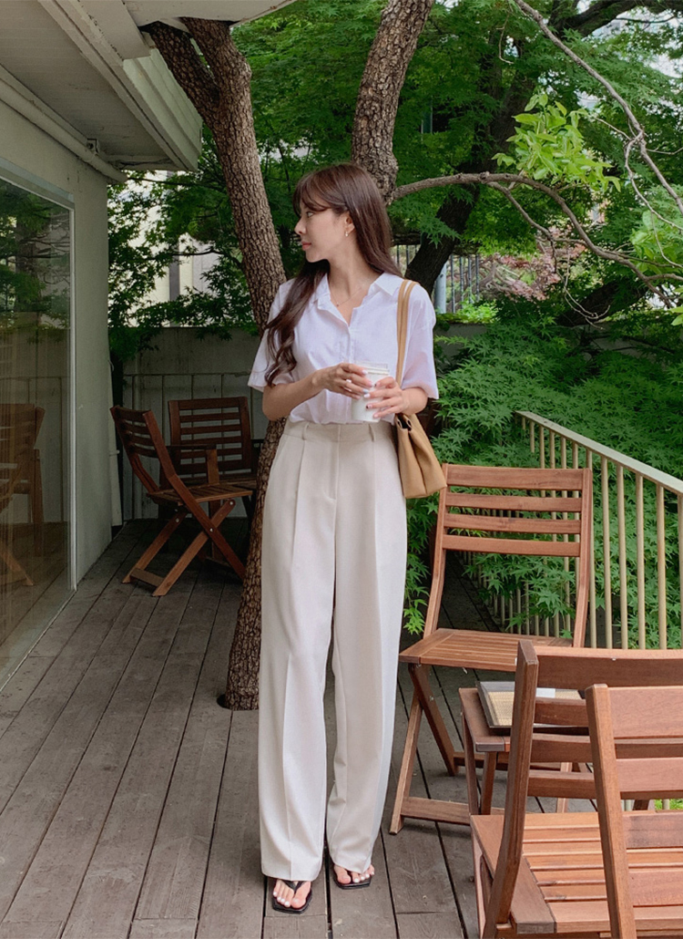 ワンピンタックスラックスパンツ P パンツ スラックス レディースファッション通販 Dholic ディーホリック