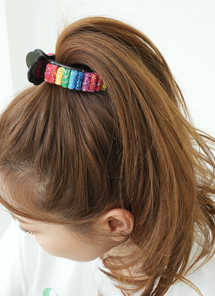 カラフルヘアクリップ