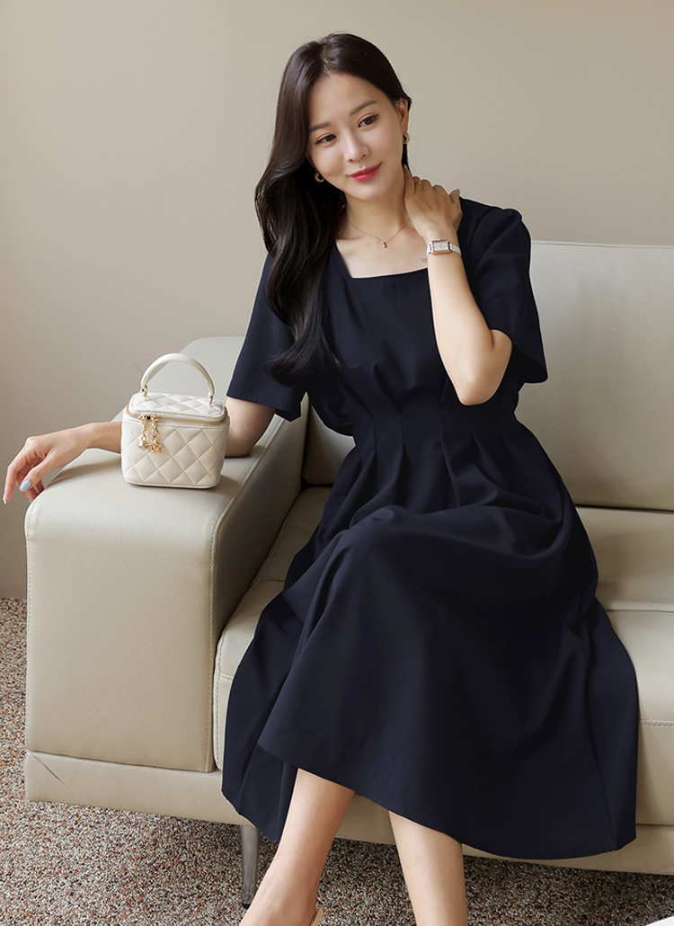 【N.FRAME】クラシックコンビネーションドレスワンピース N.FRAME クラシックコンビネーションドレス ワンピース M