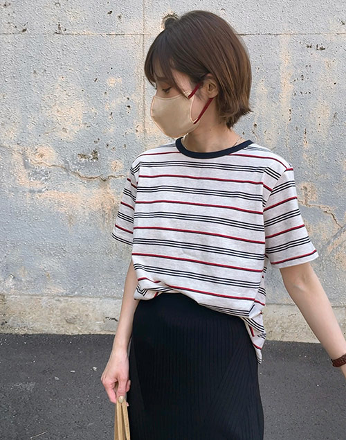 マルチボーダーT（トップス/Tシャツ）| yun_wear | 東京ガールズマーケット