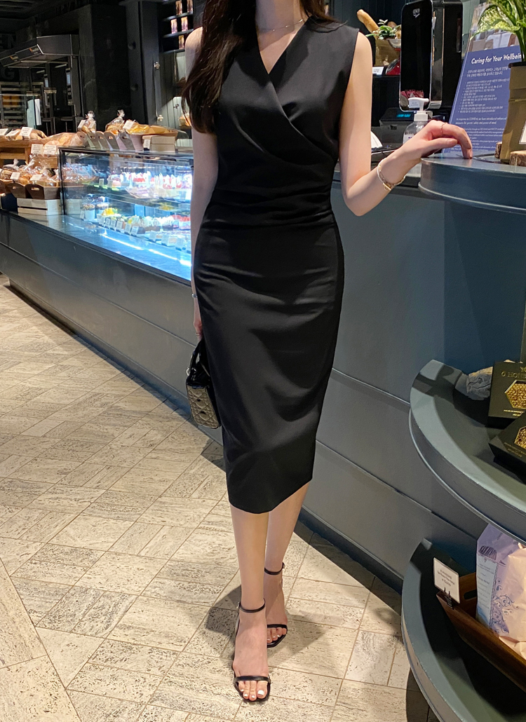 クロスネックシャーリングノースリーブワンピース P3751 ワンピース ロングワンピース レディースファッション通販 Dholic ディーホリック クロスネックシャーリングノースリーブワンピース P3751 ワンピース ロングワンピース レディースファッション通販 Dholic ディーホリック