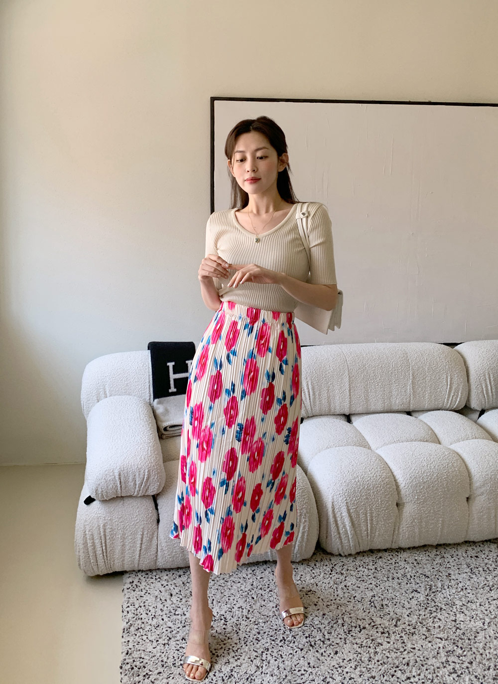 セール】トッコクローゼット tocco closet フラワープリント