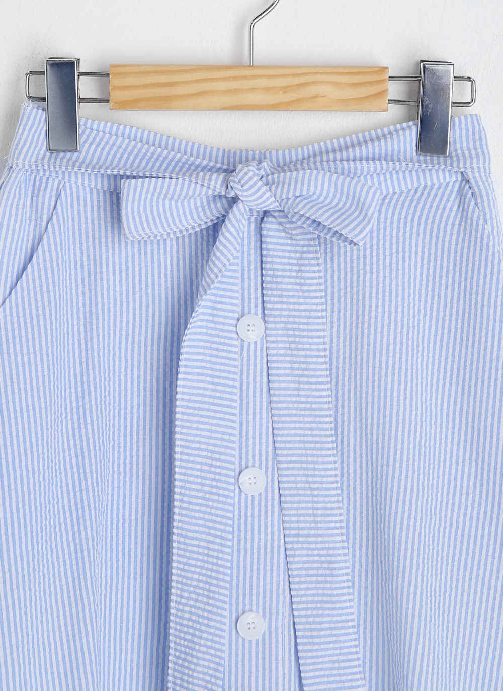 リボンストライプボタンスカート・全3色 | DHOLIC | 詳細画像25