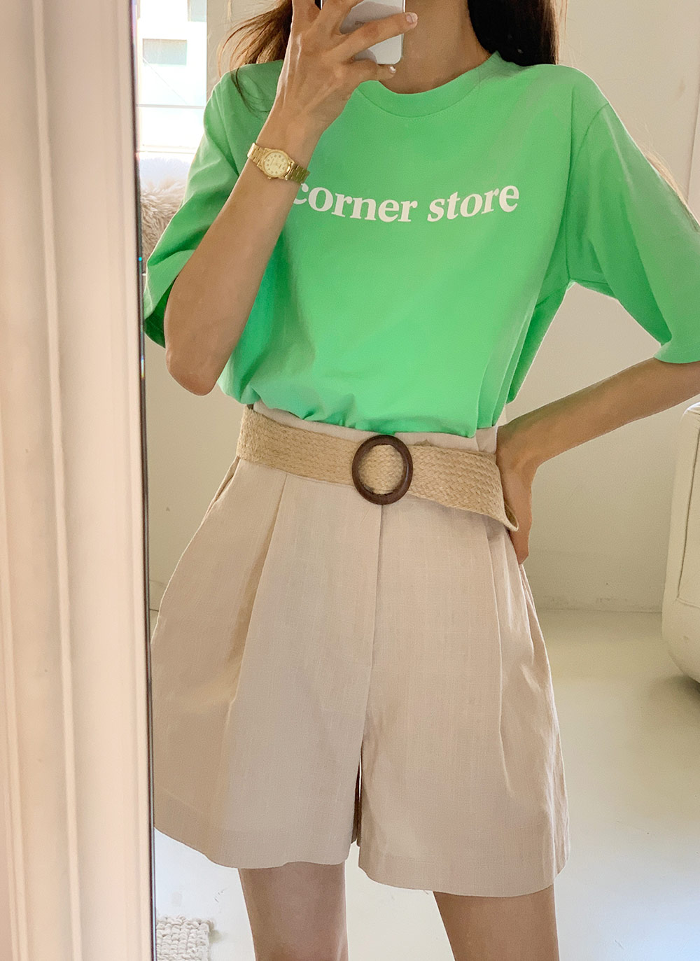 corner storeレタリング半袖Tシャツ・全4色 | DHOLIC | 詳細画像11