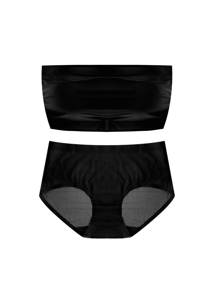 メッシュチューブトップブラ&ショーツSET | レディースファッション