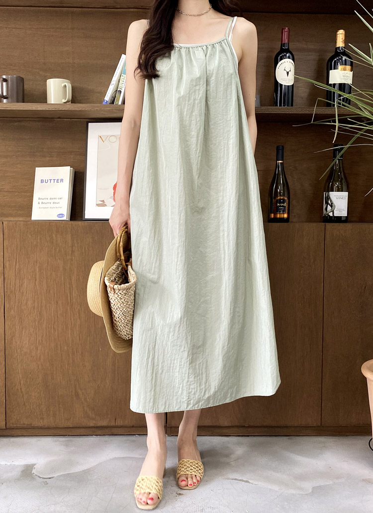 シャーリングノースリーブワンピース P ワンピース ロングワンピース レディースファッション通販 Dholic ディーホリック シャーリングノースリーブワンピース P ワンピース ロングワンピース レディースファッション通販 Dholic ディーホリック