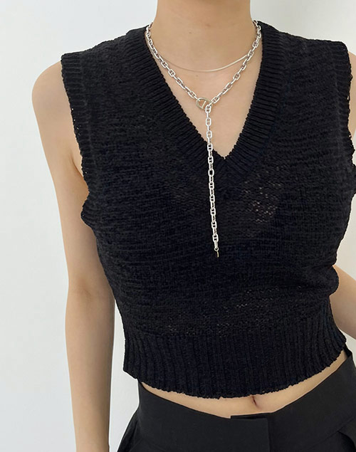 Summer vest knit（トップス/ニット）| hanjji | 東京ガールズマーケット