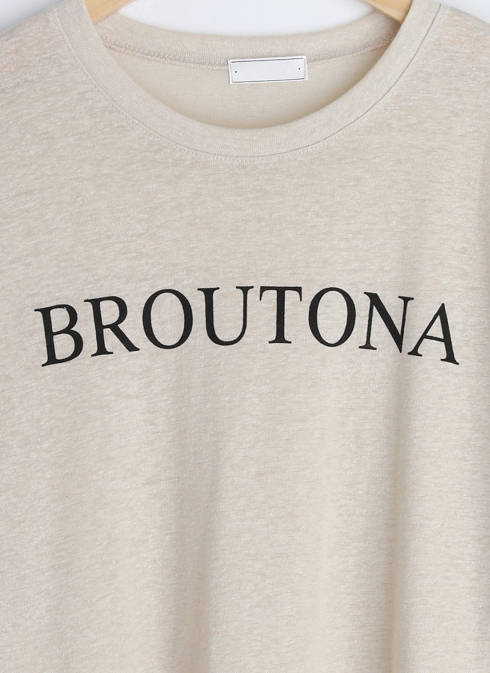 リネン混BROUTONAロゴTシャツ・全4色 | DHOLIC PLUS | 詳細画像26