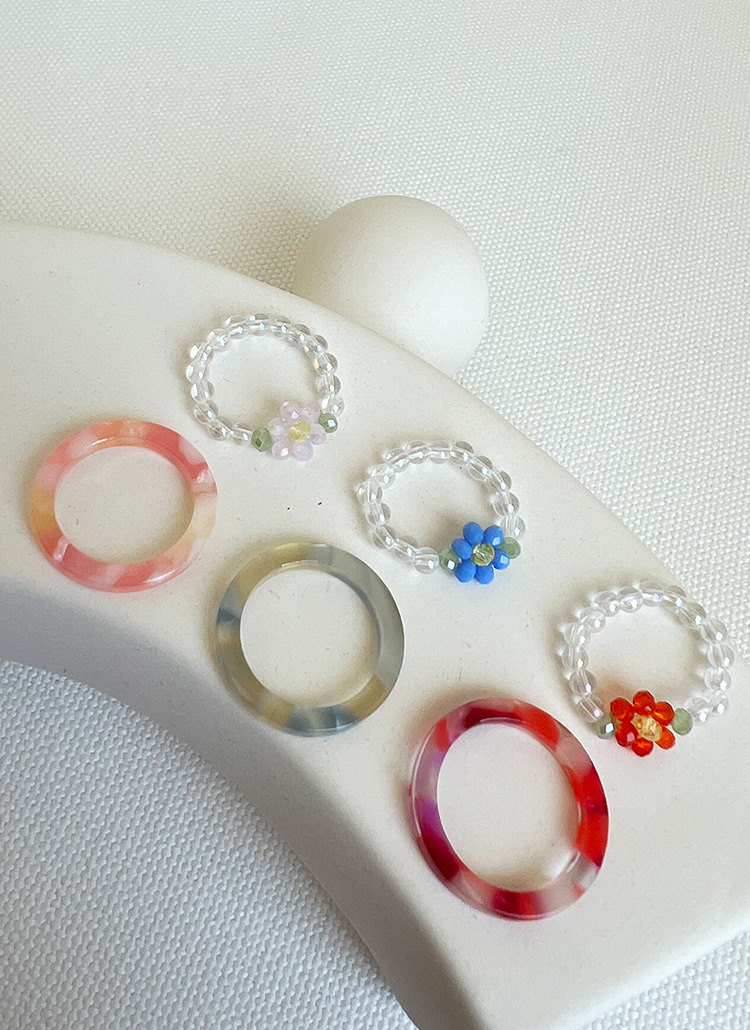 マルチリング5set 全3色 D006 アクセサリー リング レディースファッション通販 Dholic ディーホリック
