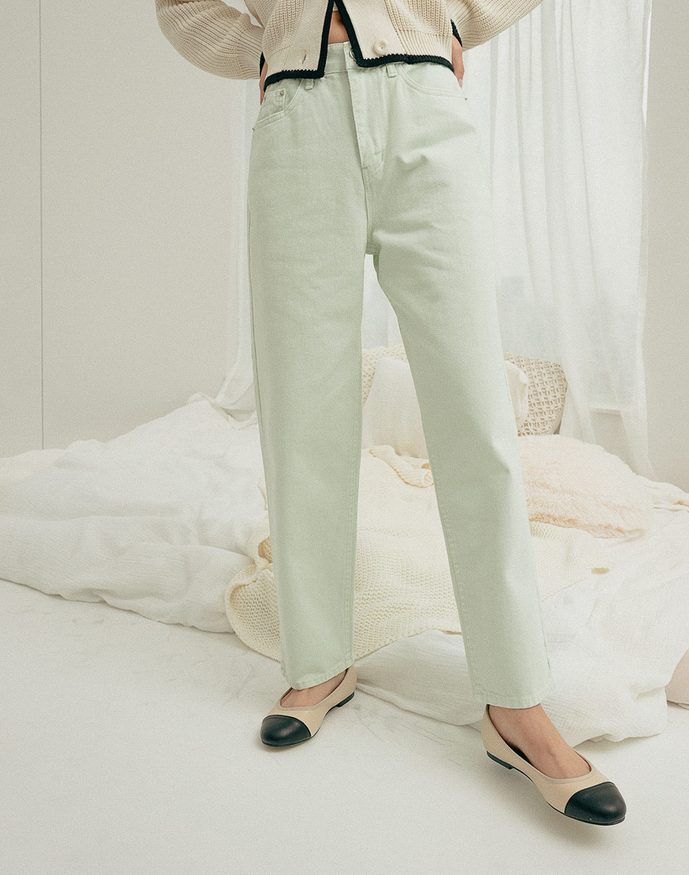 semi-wide cotton pants | 詳細画像5