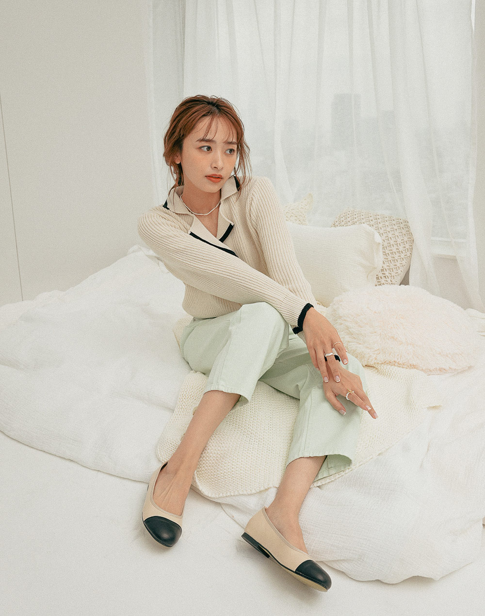 semi-wide cotton pants | 詳細画像10